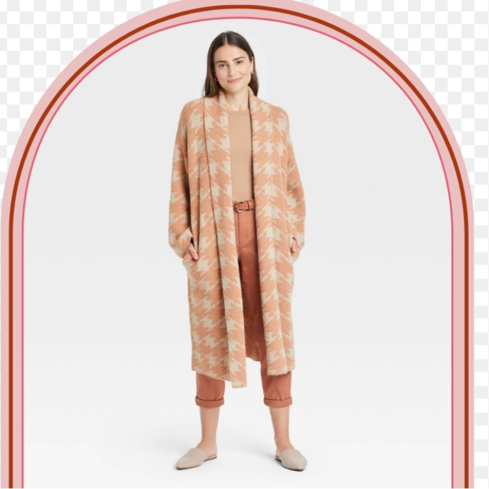 A New Day Women’s Houndstooth Cardigan Medium